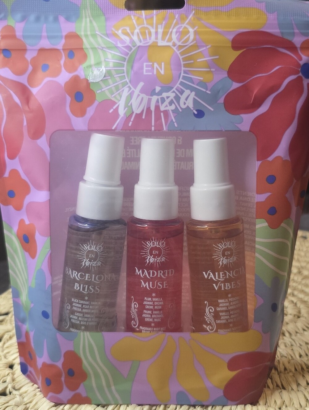 Solo en Ibiza Body Mist Fragrance 3-Pack 30ml each Sealed